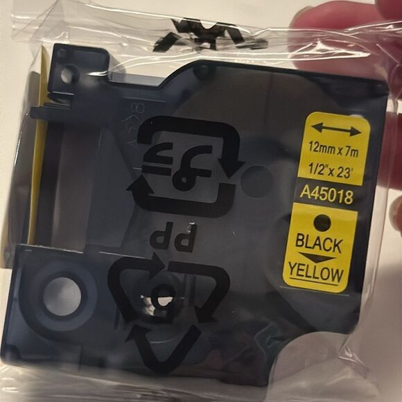 Label Tape for Dynamo D1 Label Maker 6 pack 1/2”x23’ Combo Color Set NEW - Picture 2 of 7